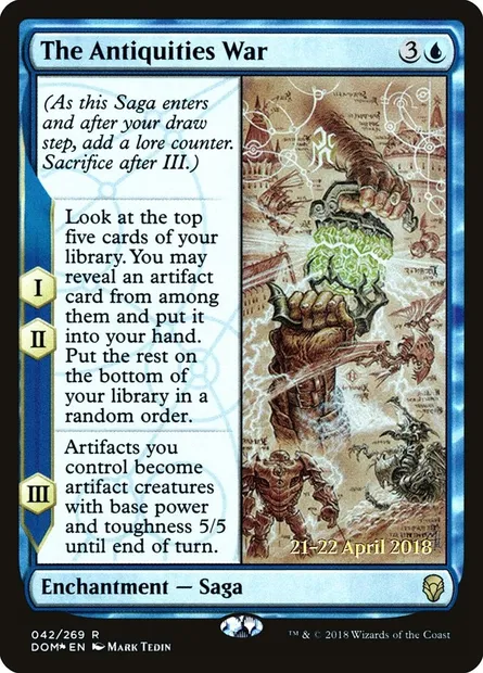 The Antiquities War, Magic card PDOM 42s — Dominaria Promos set