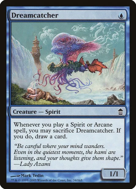 Dreamcatcher, Magic card SOK 34 — Saviors of Kamigawa set