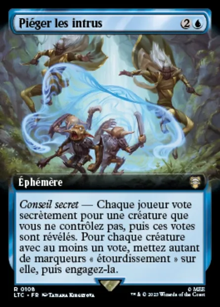 Piéger les intrus, carte Magic LTC 108 — extension Tales of Middle-earth Commander