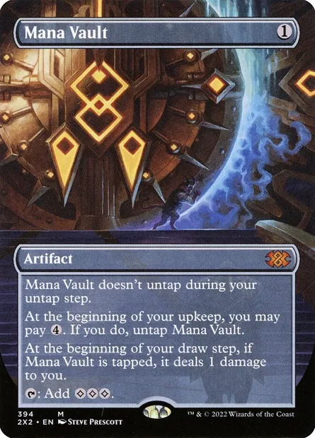 Mana Vault, Magic card 2X2 394 — Double Masters 2022 set