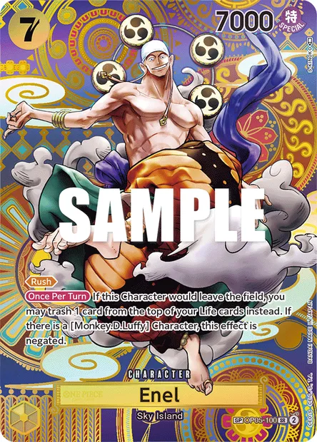 Ener, carte One Piece OP05-100 — extension AWAKENING OF THE NEW ERA
