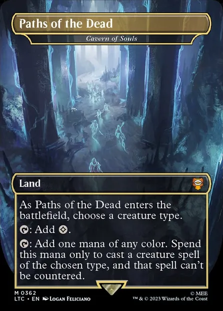 Caverne des âmes, carte Magic LTC 362 — extension Tales of Middle-earth Commander