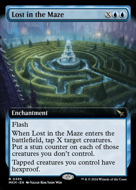 Lost in the Maze, Magic card MKM 395 — Murders at Karlov Manor set