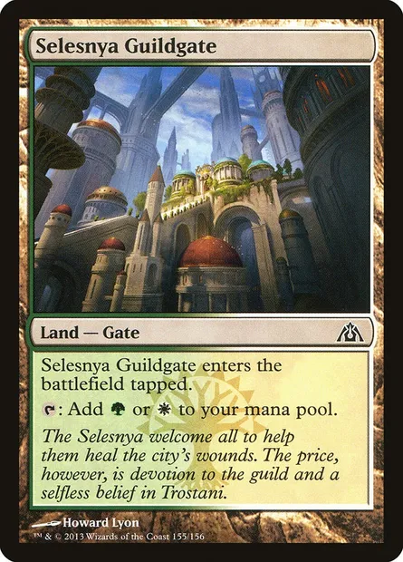 Selesnya Guildgate, Magic card DGM 155 — Dragon's Maze set