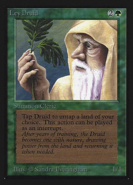 Ley Druid, Magic card CED 206 — Collectors' Edition set