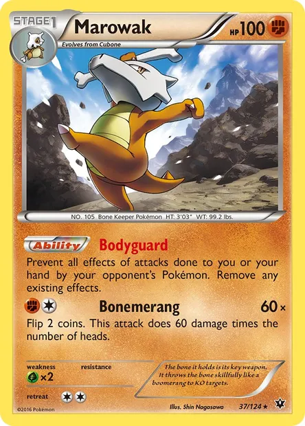 Marowak, Pokémon card FCO 37 — Fates Collide set