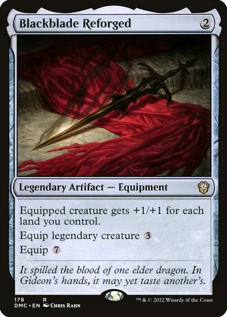 Blackblade Reforged, Magic card DMC 178 — Dominaria United Commander set