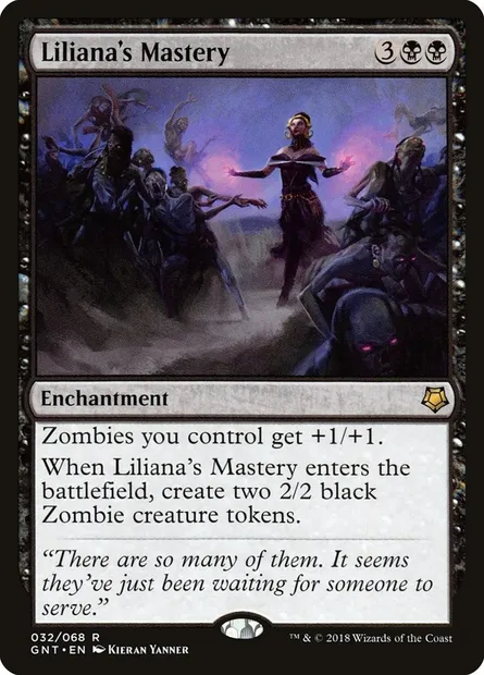 Liliana's Mastery, Magic card GNT 32 — Game Night set