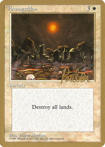 Armageddon, Magic card PTC pp5 — Pro Tour Collector Set set