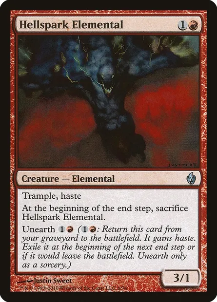 Hellspark Elemental, Magic card PD2 6 — Premium Deck Series: Fire and Lightning set