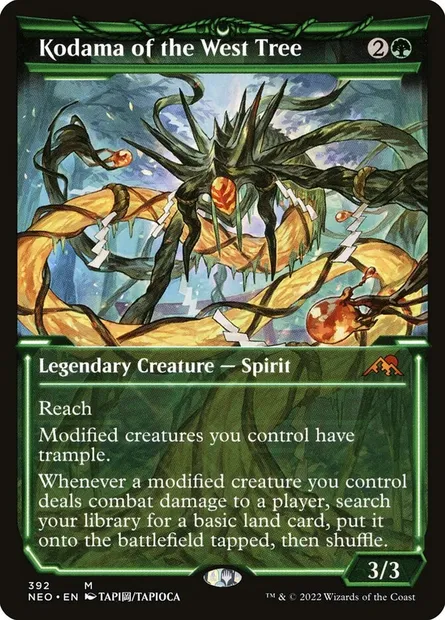 Kodama of the West Tree, Magic card NEO 392 — Kamigawa: Neon Dynasty set