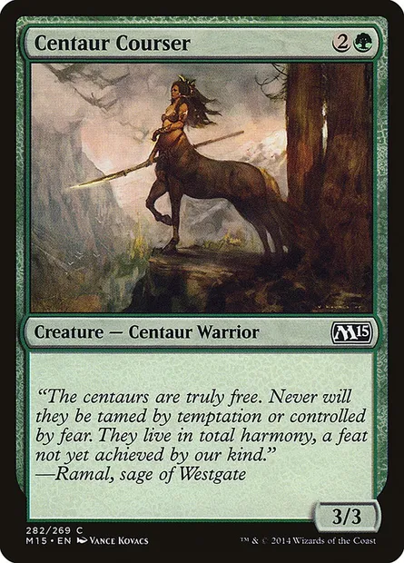 Centaur Courser, Magic card M15 282 — Magic 2015 set
