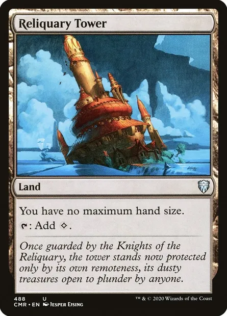 Reliquary Tower, Magic card CMR 488 — Commander Legends set