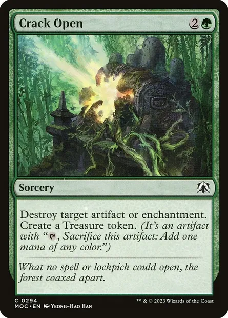 Crack Open, Magic card MOC 294 — March of the Machine Commander set