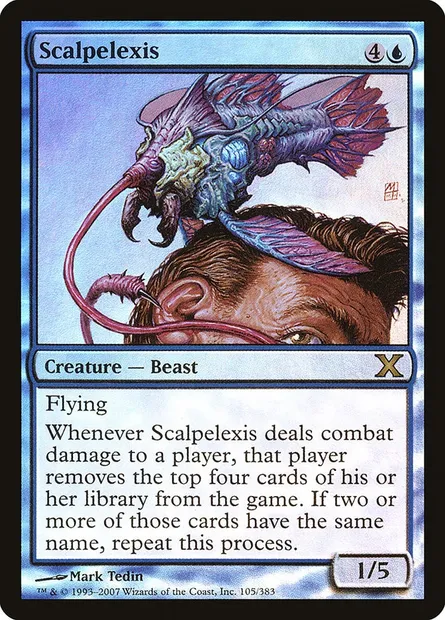 Scalpelexis, Magic card 10E 105★ — Tenth Edition set