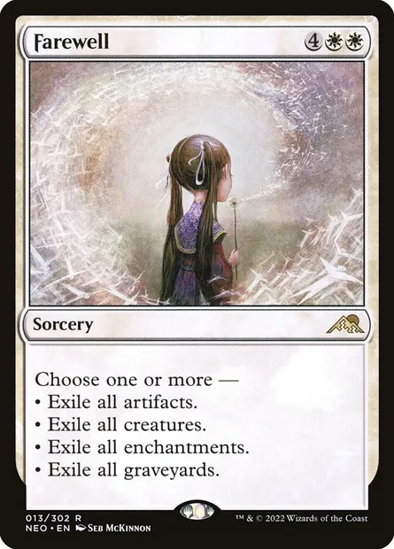 Farewell, Magic card NEO 13 — Kamigawa: Neon Dynasty set