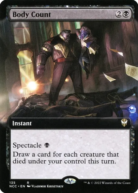 Body Count, Magic card NCC 135 — New Capenna Commander set
