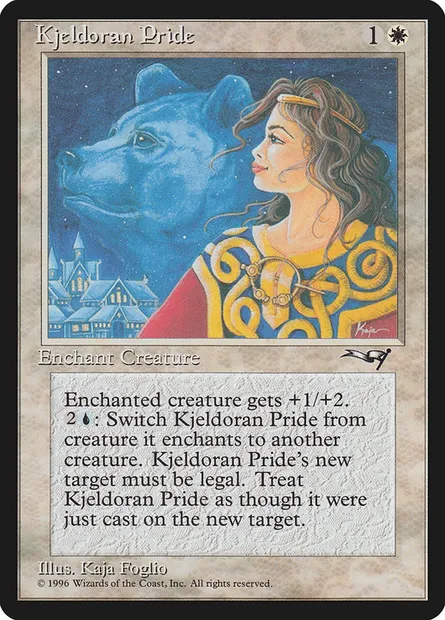 Kjeldoran Pride, Magic card ALL 9b — Alliances set