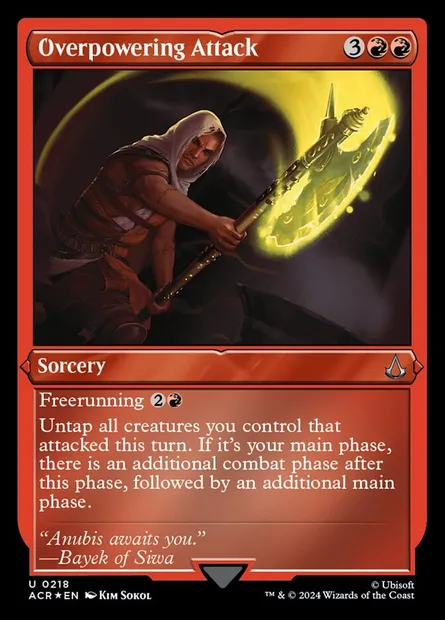 Overpowering Attack, Magic card ACR 218 — Assassin's Creed set