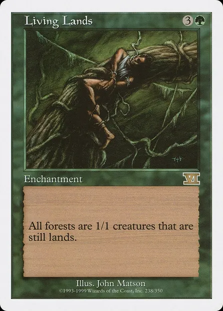 Living Lands, Magic card 6ED 238 — Classic Sixth Edition set