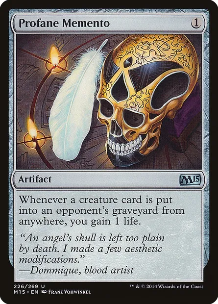 Profane Memento, Magic card M15 226 — Magic 2015 set