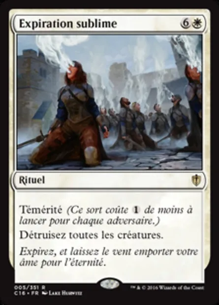 Expiration sublime, carte Magic C16 5 — extension Commander 2016