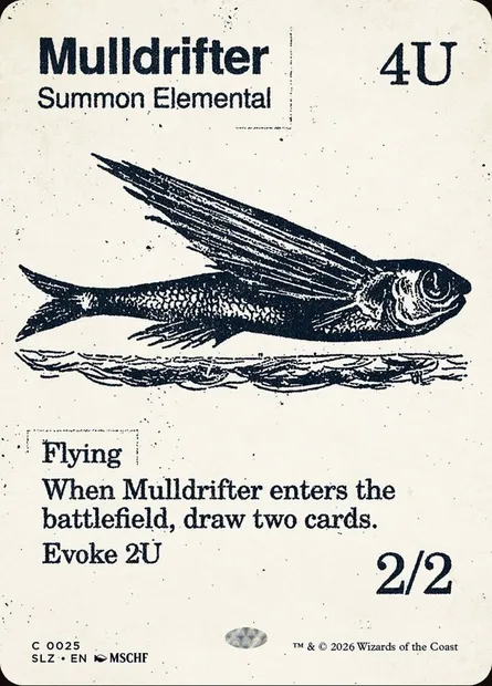 Mulldrifter, Magic card SLZ 25 — The Zeta Set set