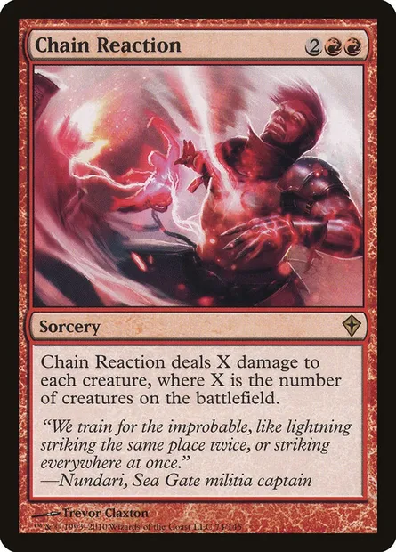 Chain Reaction, Magic card WWK 74 — Worldwake set