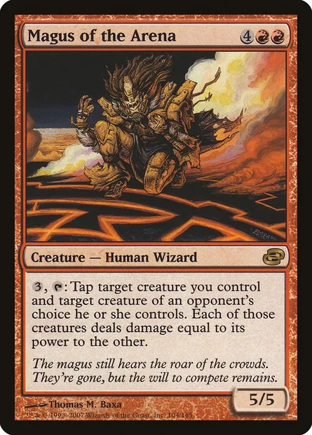 Mage de l'arène, carte Magic PLC 104 — extension Chaos planaire