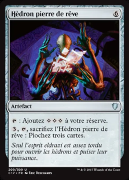 Hèdron pierre de rêve, carte Magic C17 209 — extension Commander 2017