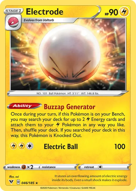 Electrode, Pokémon card VIV 46 — Vivid Voltage set