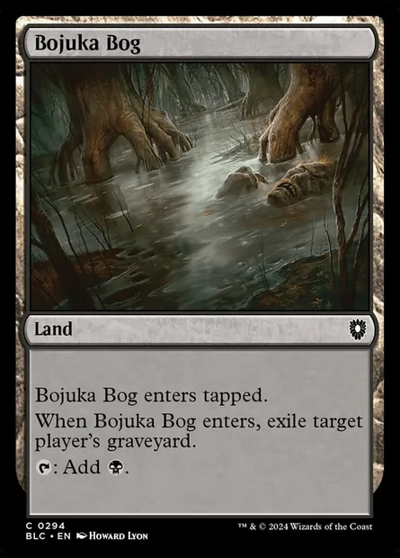 Bojuka Bog, Magic card BLC 294 — Bloomburrow Commander set