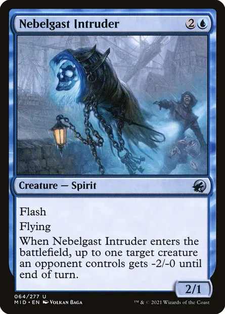 Nebelgast Intruder, Magic card MID 64 — Innistrad: Midnight Hunt set