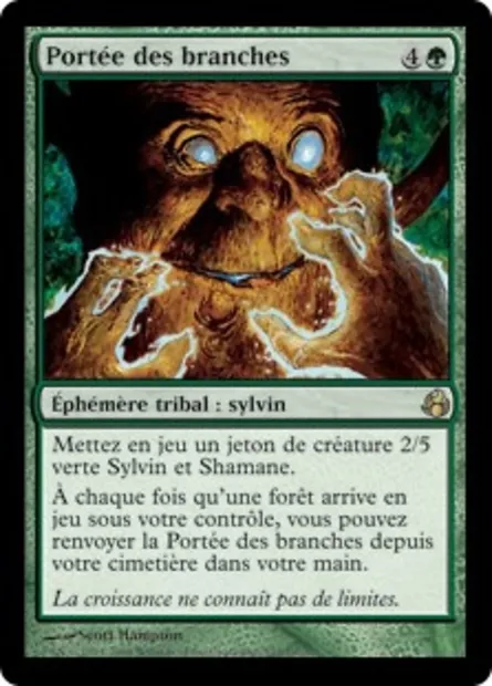 Portée des branches, carte Magic MOR 132 — extension Leveciel
