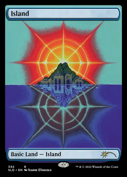 Île, carte Magic SLD 392 — extension Secret Lair Drop