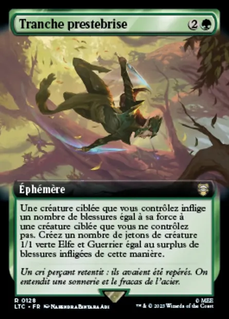 Tranche prestebrise, carte Magic LTC 128 — extension Tales of Middle-earth Commander
