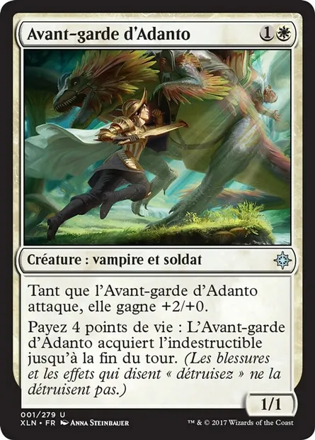 Avant-garde d'Adanto, carte Magic XLN 1 — extension Ixalan