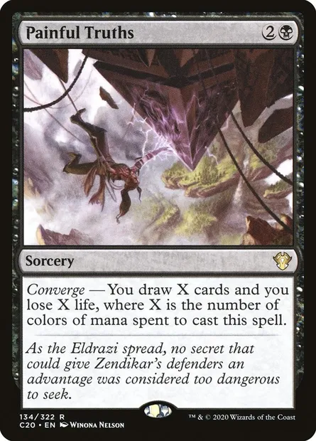 Painful Truths, Magic card C20 134 — Commander 2020 set