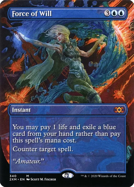 Force de volonté, carte Magic 2XM 340 — extension Double Masters