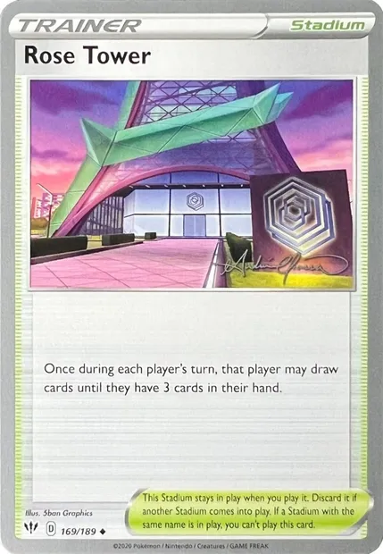 Shehroz Tower, carte Pokémon WCD22 169-4 — extension World Championship Decks 2022