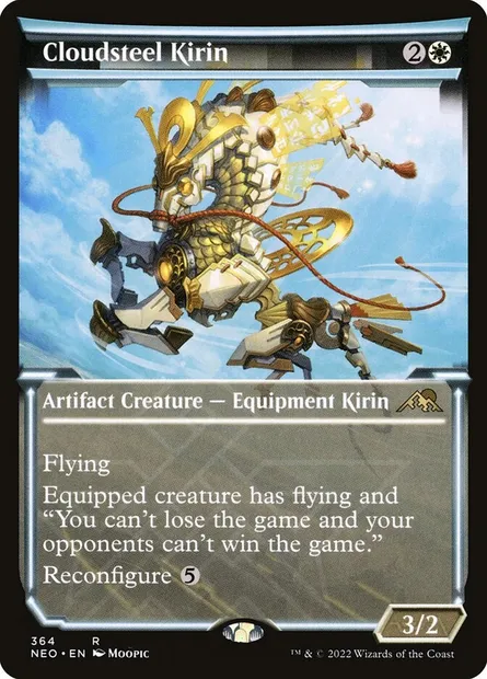 Cloudsteel Kirin, Magic card NEO 364 — Kamigawa: Neon Dynasty set