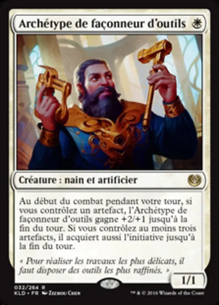 Archétype de façonneur d'outils, carte Magic KLD 32 — extension Kaladesh