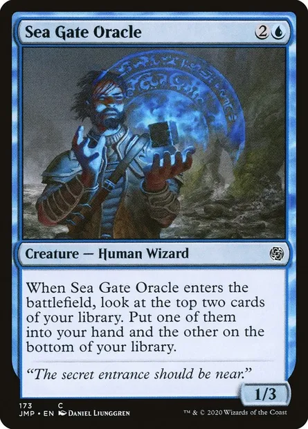 Sea Gate Oracle, Magic card JMP 173 — Jumpstart set