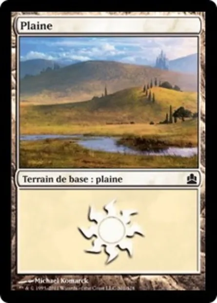 Plaine, carte Magic CMD 301 — extension Commander 2011