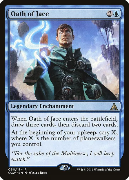 Oath of Jace, Magic card OGW 60 — Oath of the Gatewatch set