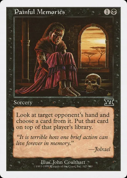 Painful Memories, Magic card 6ED 147 — Classic Sixth Edition set