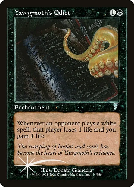 Edit de Yaugzebul, carte Magic 7ED 171★ — extension Septième Edition