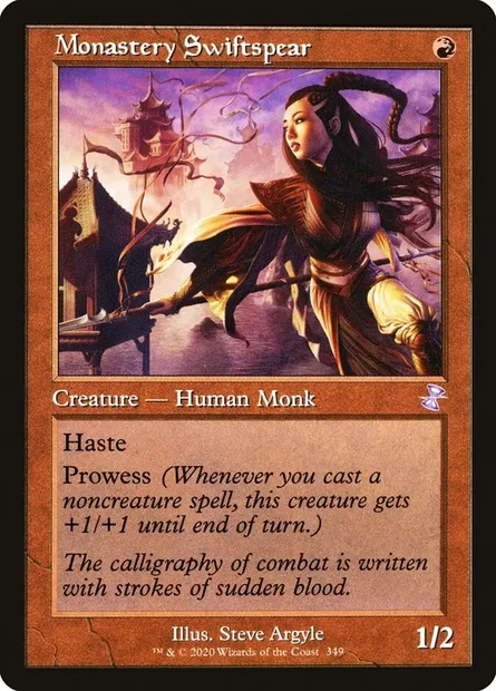 Monastery Swiftspear, Magic card TSR 349 — Time Spiral Remastered set
