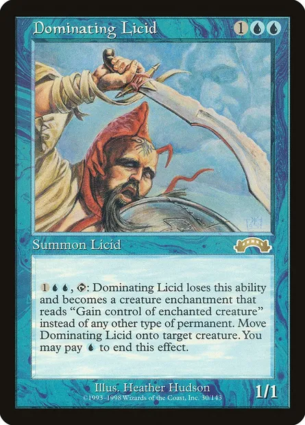 Dominating Licid, Magic card EXO 30 — Exodus set