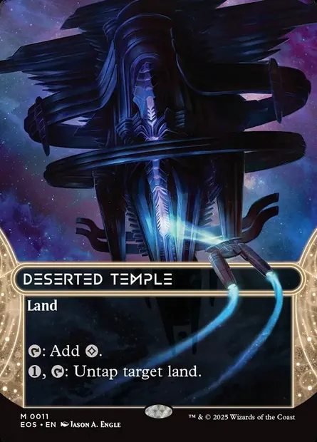 Deserted Temple, Magic card EOS 11 — Edge of Eternities: Stellar Sights set